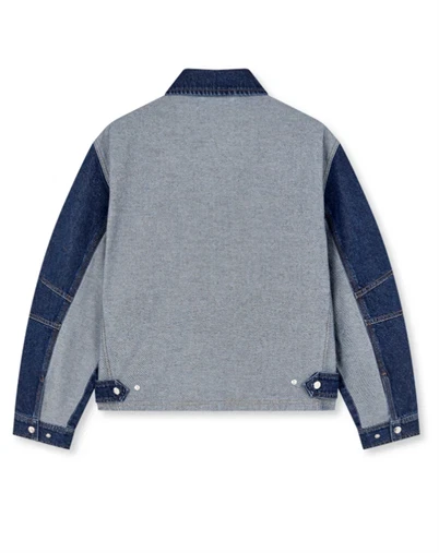 Mads Nørgaard - Luke Denim Solar Block Jakke - Mid Blue Denim
